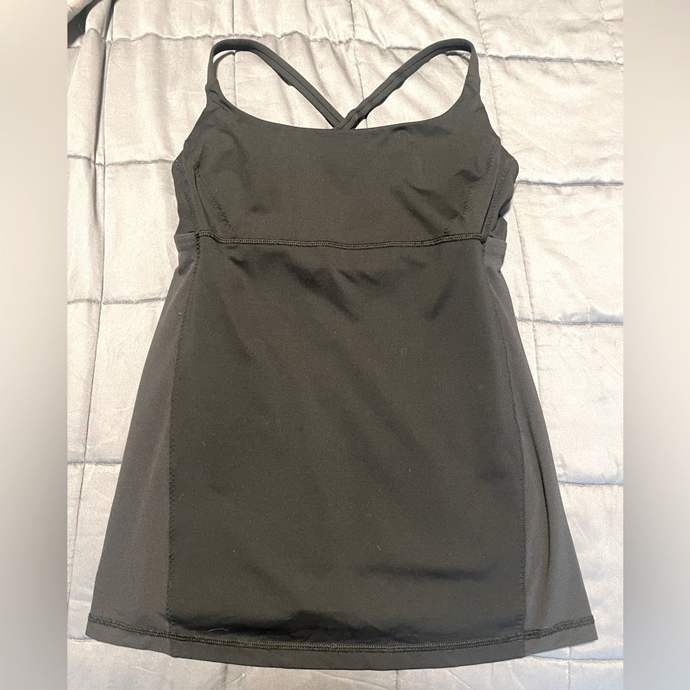 Black RacerBack Workout Tank